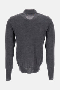 Golden Goose Women Long-Sleeved Virgin Wool Polo Shirt