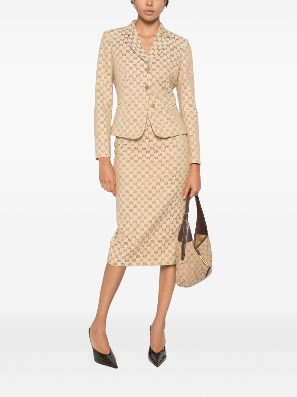 Gucci Women Gg Cototn Jacket