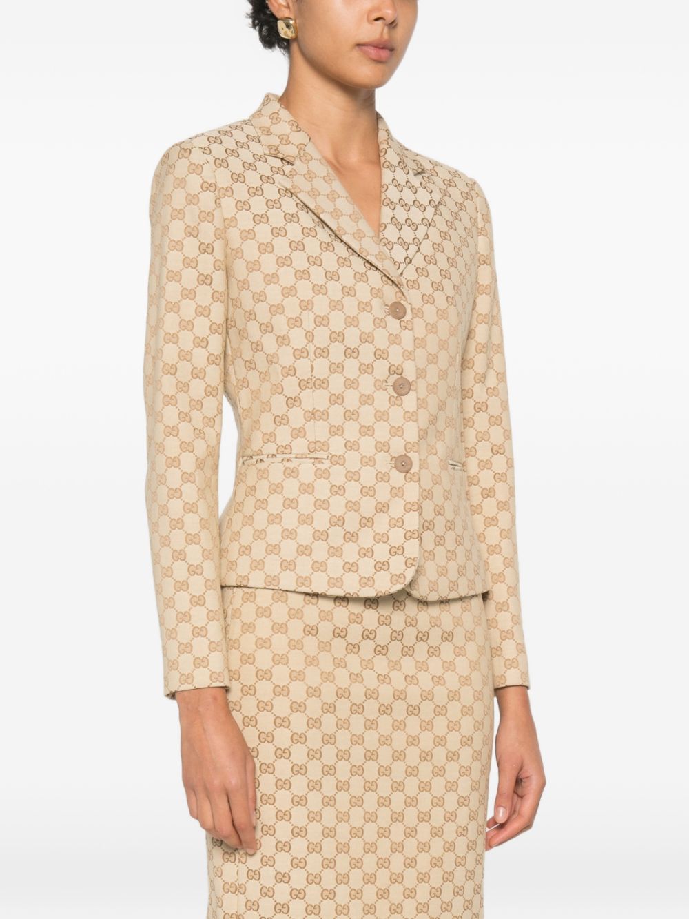 Gucci Women Gg Cototn Jacket