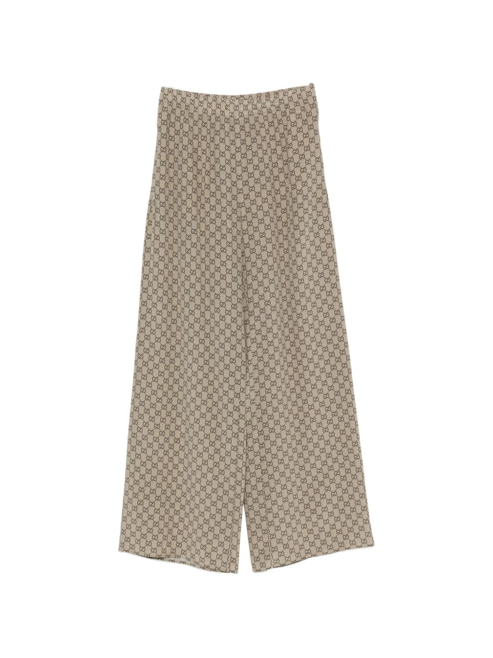 Gucci Women Gg Silk Trousers