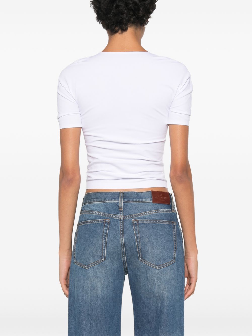 GUCCI Gucci Women Nylon Jersey T-Shirt