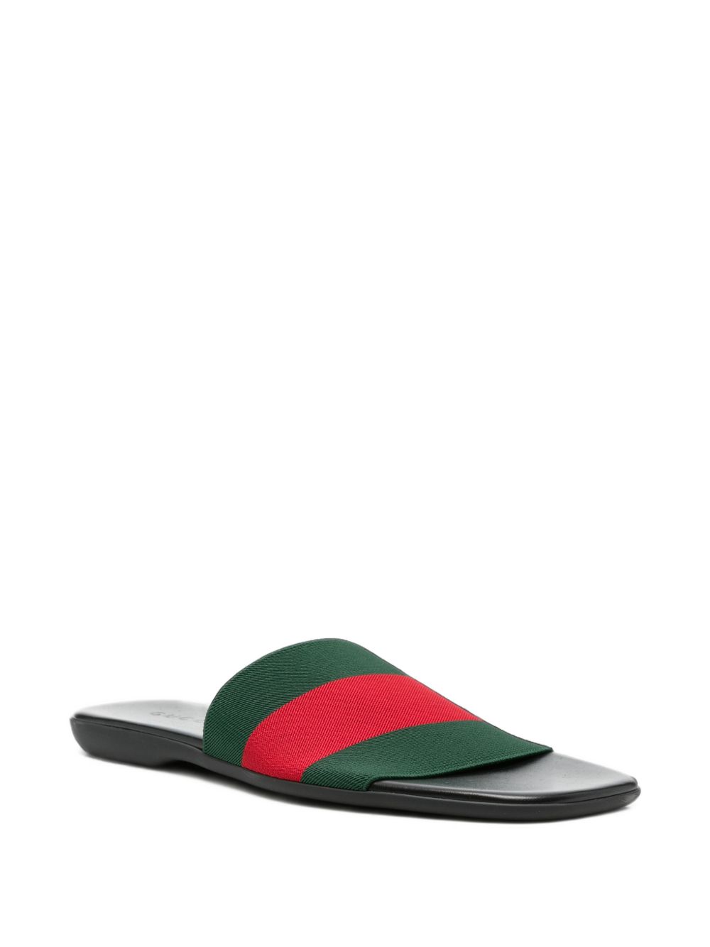 GUCCI Gucci Men Web Detail Flat Sandals