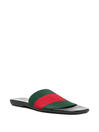 GUCCI Gucci Men Web Detail Flat Sandals
