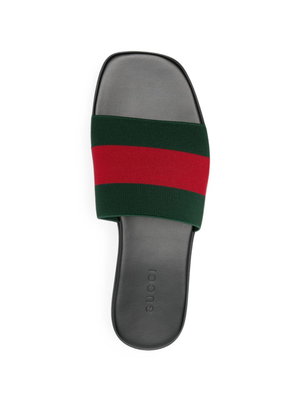 GUCCI Gucci Men Web Detail Flat Sandals