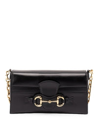 GUCCI Gucci Women Horsebit Ristretto Medium Leather Shoulder Bag