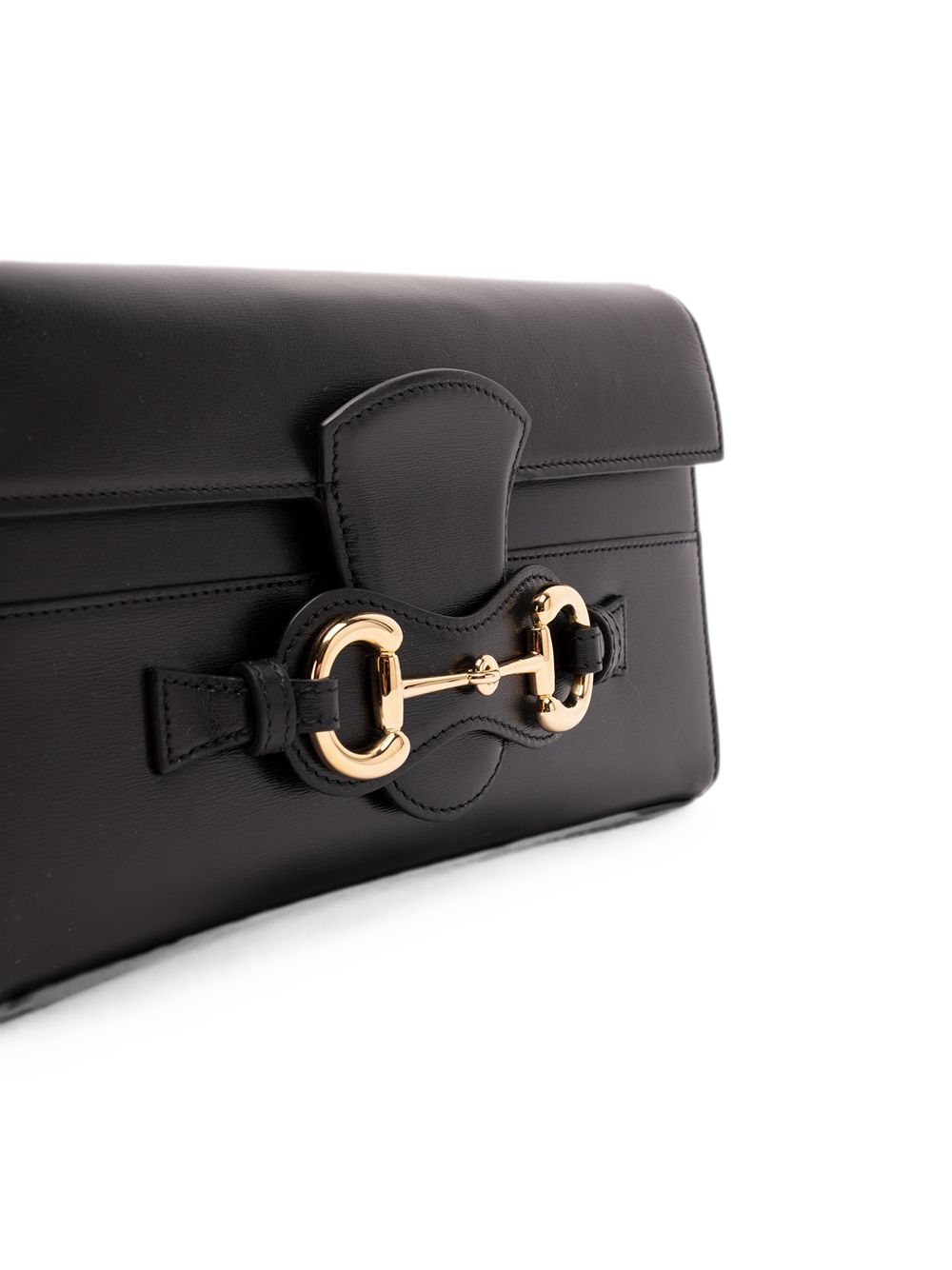 GUCCI Gucci Women Horsebit Ristretto Medium Leather Shoulder Bag