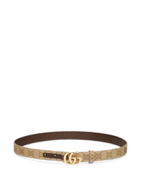 Gucci Women Gg Marmont Reversible Belt