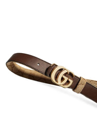 Gucci Women Gg Marmont Reversible Belt
