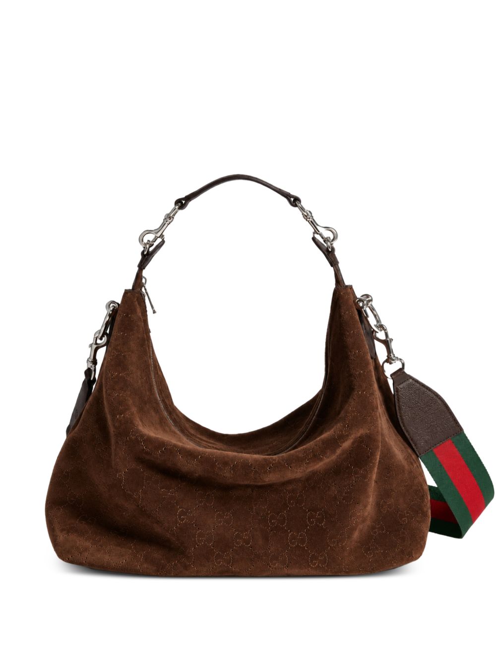 Gucci Men Brera Suede Leather Shoulder Bag