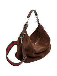 Gucci Men Brera Suede Leather Shoulder Bag