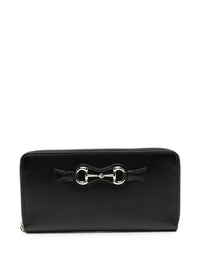 Gucci Women Horsebit Zip Around Wallet