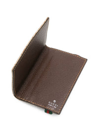 Gucci Men Gg And Web Detail Wallet