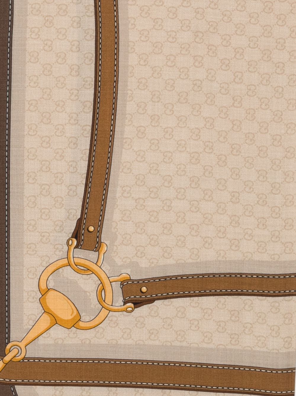 Gucci Women Printed Silk Foulard