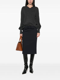 Gucci Women Cashmere V-Necked Sweater