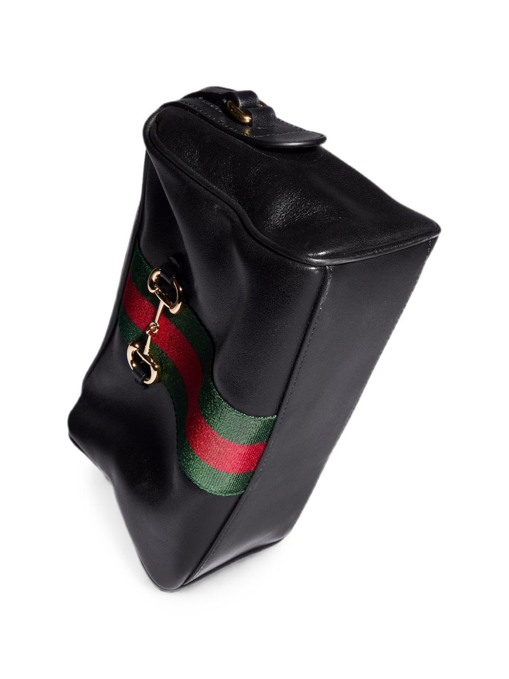 Gucci Women Horsebit Web Crossbody Bag