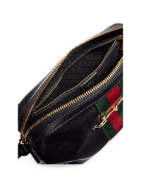 Gucci Women Horsebit Web Crossbody Bag