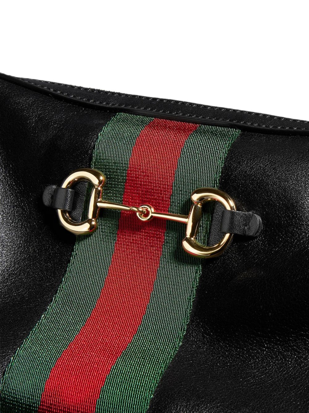 Gucci Women Horsebit Web Crossbody Bag
