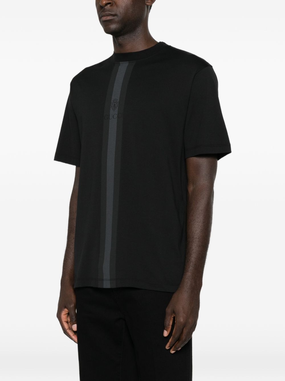 Gucci Men Logo Cotton T-Shirt