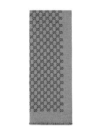 GUCCI Gucci Men Gg Wool Scarf