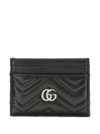 Gucci Women Gg Marmont Leather Card Case