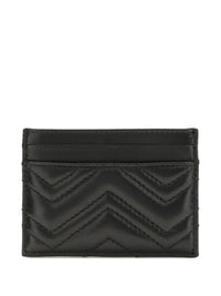 Gucci Women Gg Marmont Leather Card Case