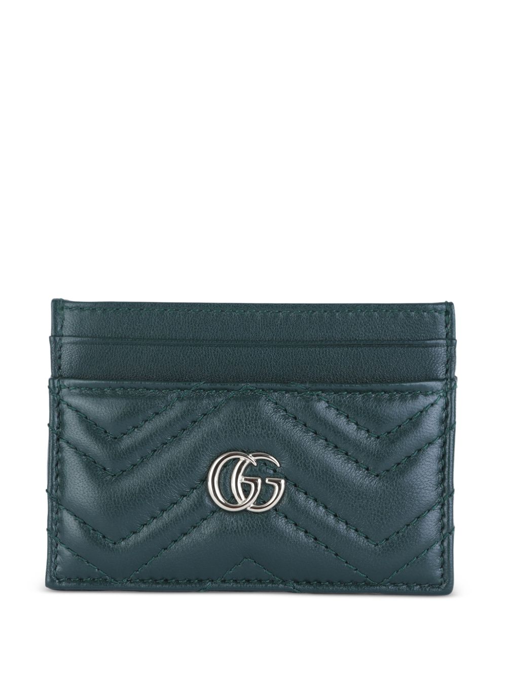 Gucci Women Gg Marmont Leather Card Case