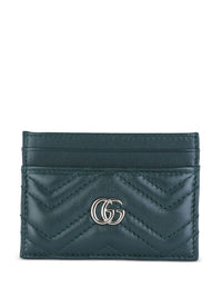 Gucci Women Gg Marmont Leather Card Case