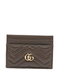 Gucci Women Gg Marmont Leather Card Case