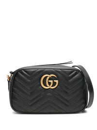 Gucci Women Gg Marmont Small Leather Crossbody Bag