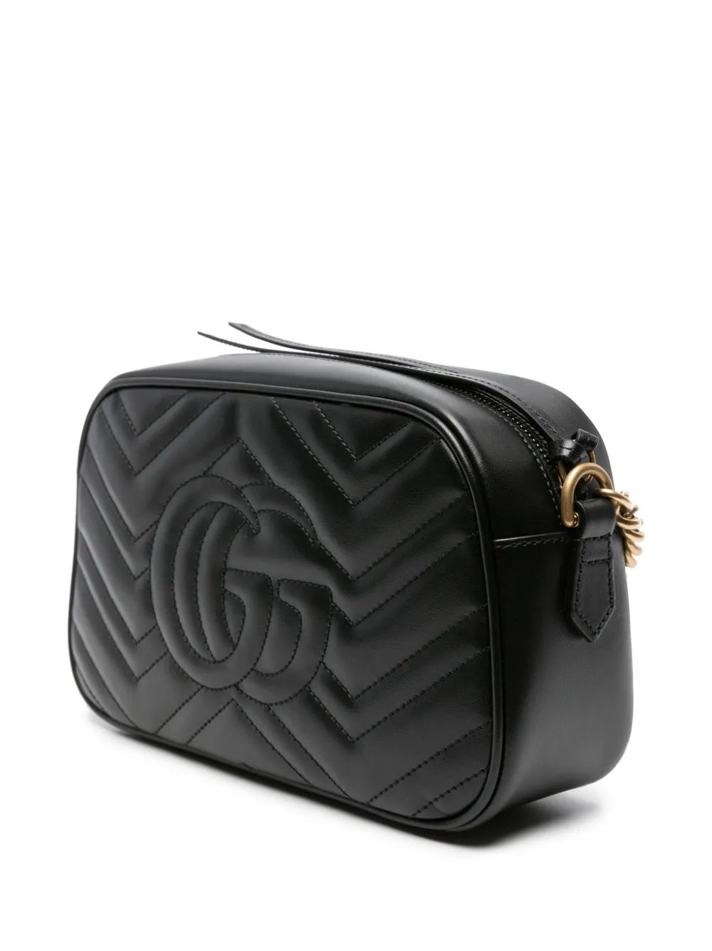 Gucci Women Gg Marmont Small Leather Crossbody Bag