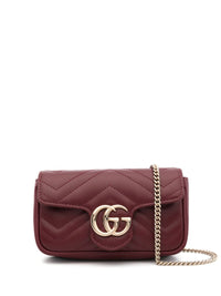 Gucci Women Gg Marmont Leather Mini Bag