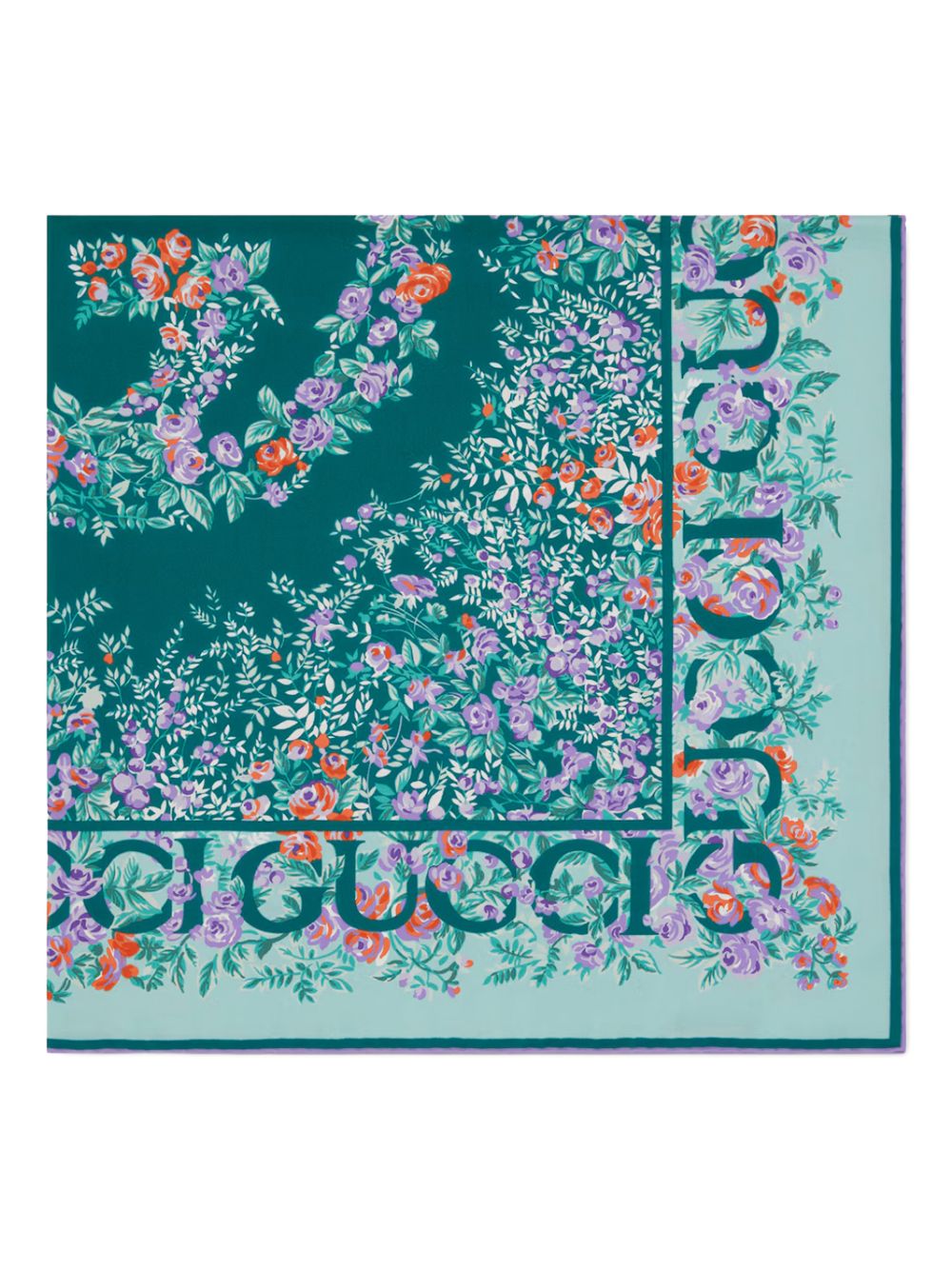 Gucci Women Printed Silk Foulard