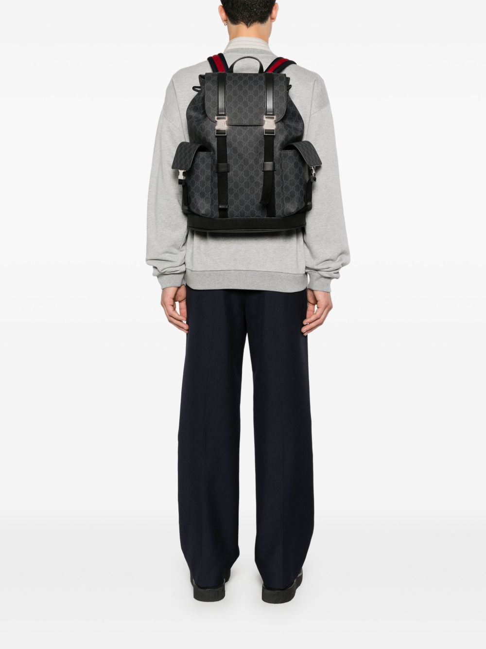 Gucci Men Gg Large Backpack