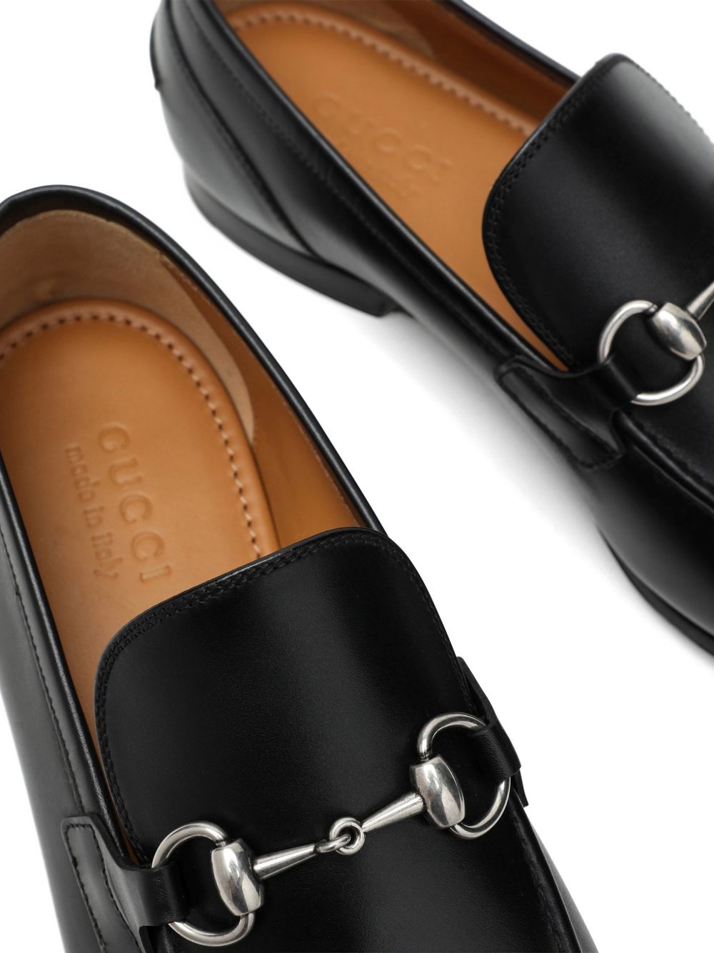 Gucci Men Jordaan Leather Loafers