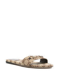 Gucci Women Horsebit Flat Sandals