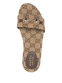 Gucci Women Horsebit Flat Sandals