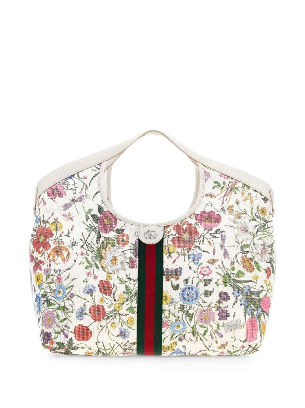 Gucci Women Gucci Giglio Flora Print Large Tote