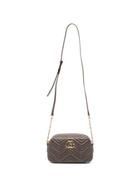 Gucci Women Gg Marmont Small Leather Camera Bag