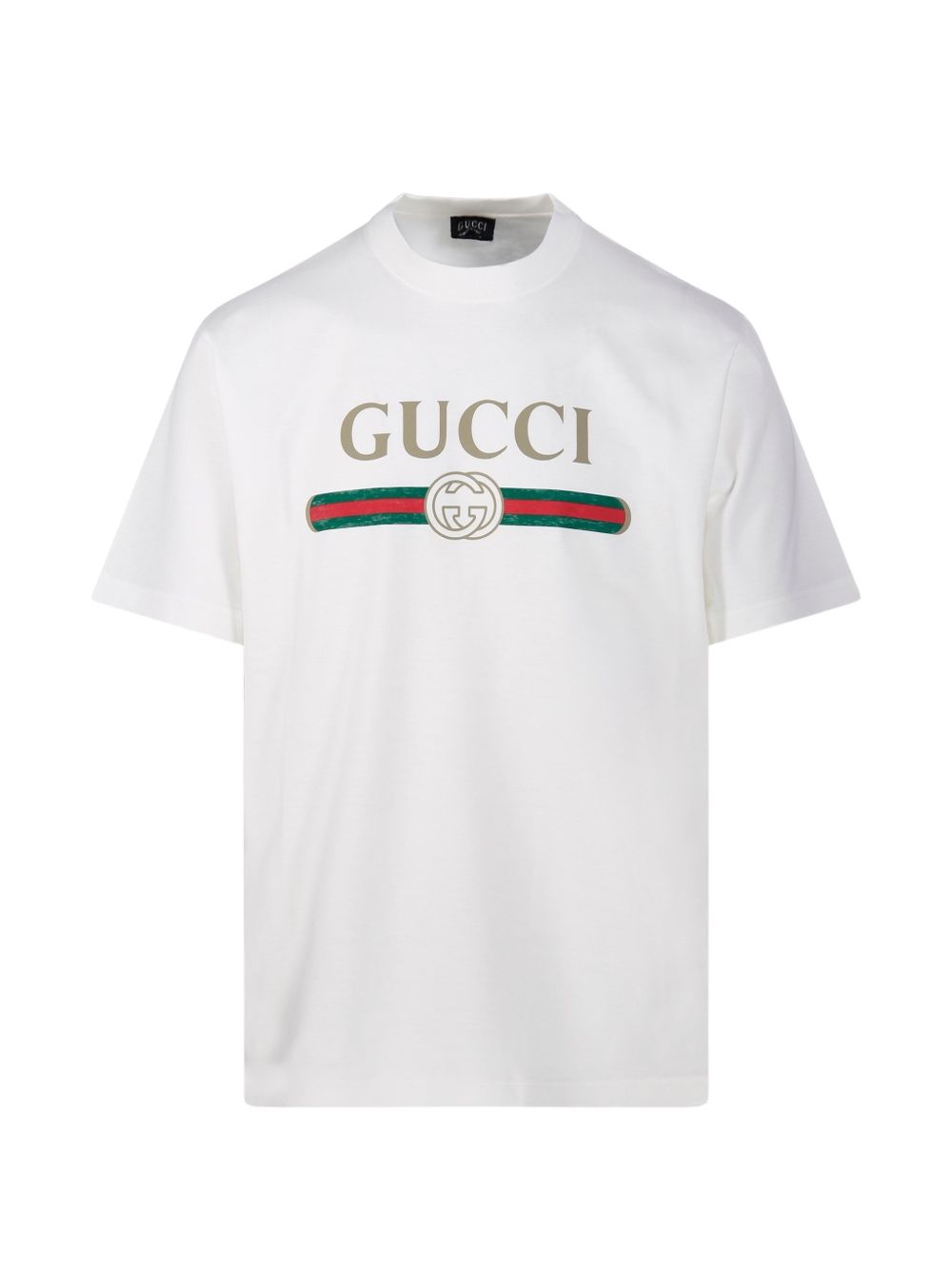GUCCI Gucci Men Gucci Fake Cotton And Silk T-Shirt