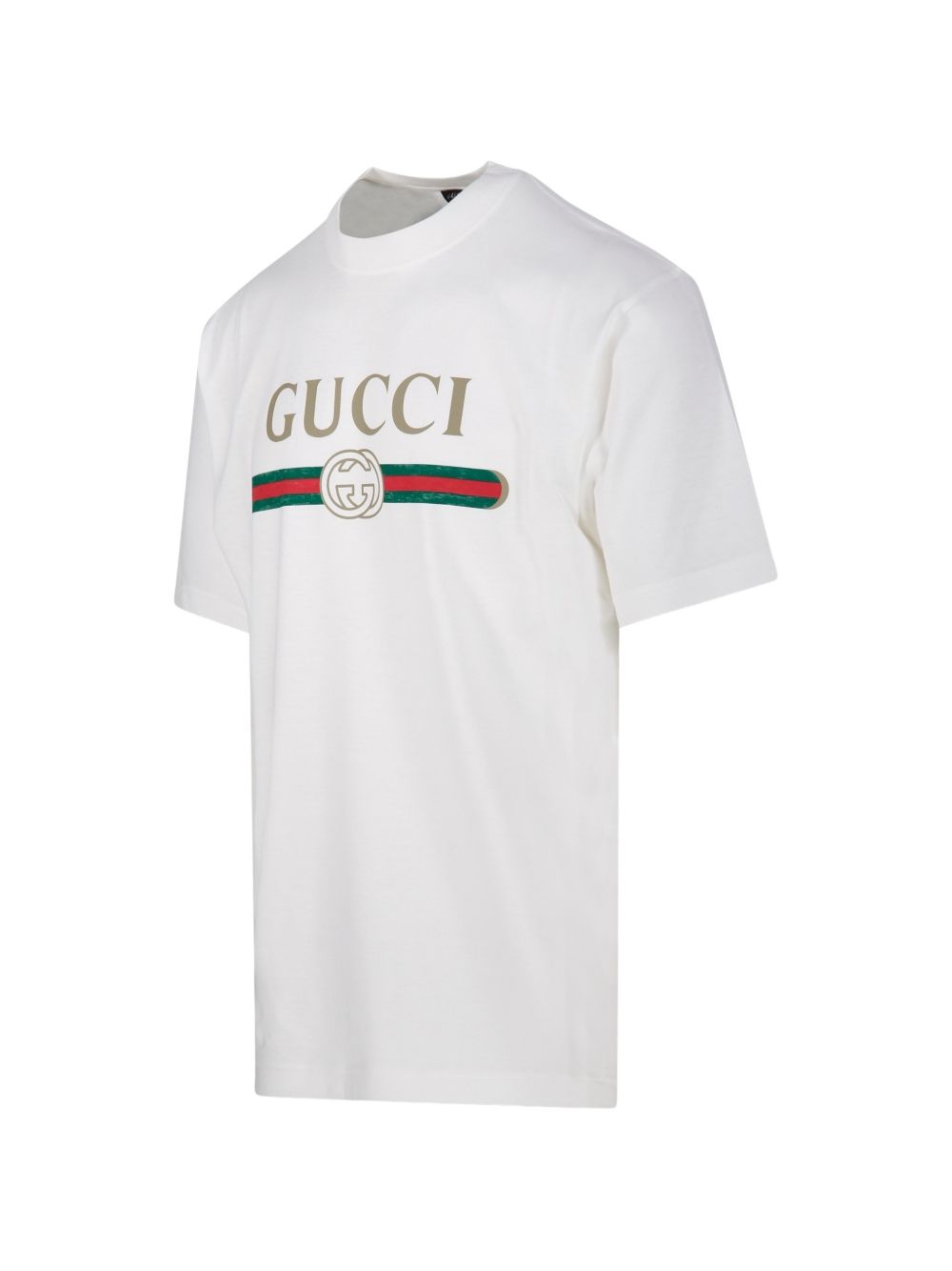 GUCCI Gucci Men Gucci Fake Cotton And Silk T-Shirt