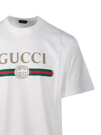 GUCCI Gucci Men Gucci Fake Cotton And Silk T-Shirt