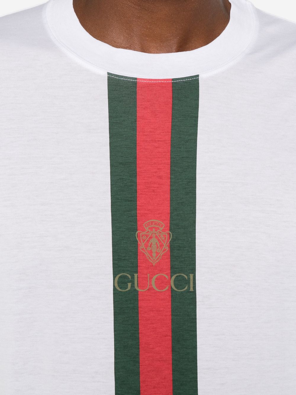 Gucci Men Gucci Fake Cotton T-Shirt