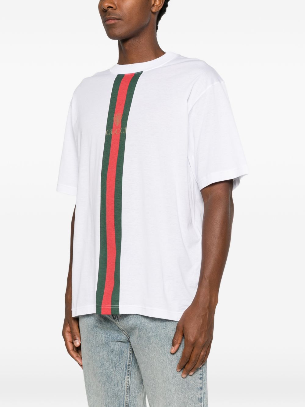 Gucci Men Gucci Fake Cotton T-Shirt