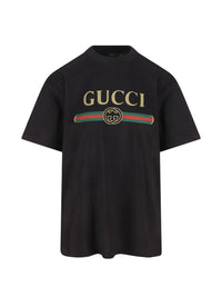 Gucci Women Logo Cotton T-Shirt