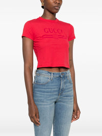 Gucci Women Logo Cotton T-Shirt