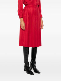 Gucci Women Silk Midi Skirt