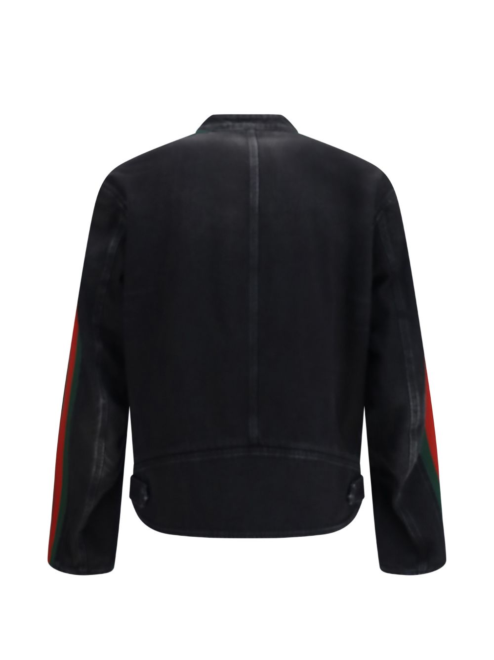 Gucci Men Web Detail Denim Jacket