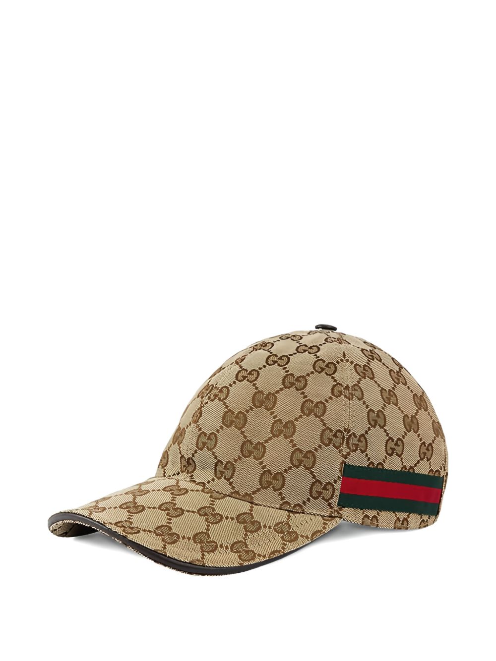Gucci Men Web Detail Gg Baseball Cap