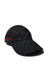 Gucci Men Web Detail Gg Baseball Cap