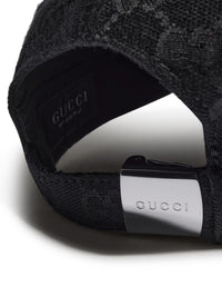Gucci Men Web Detail Gg Baseball Cap